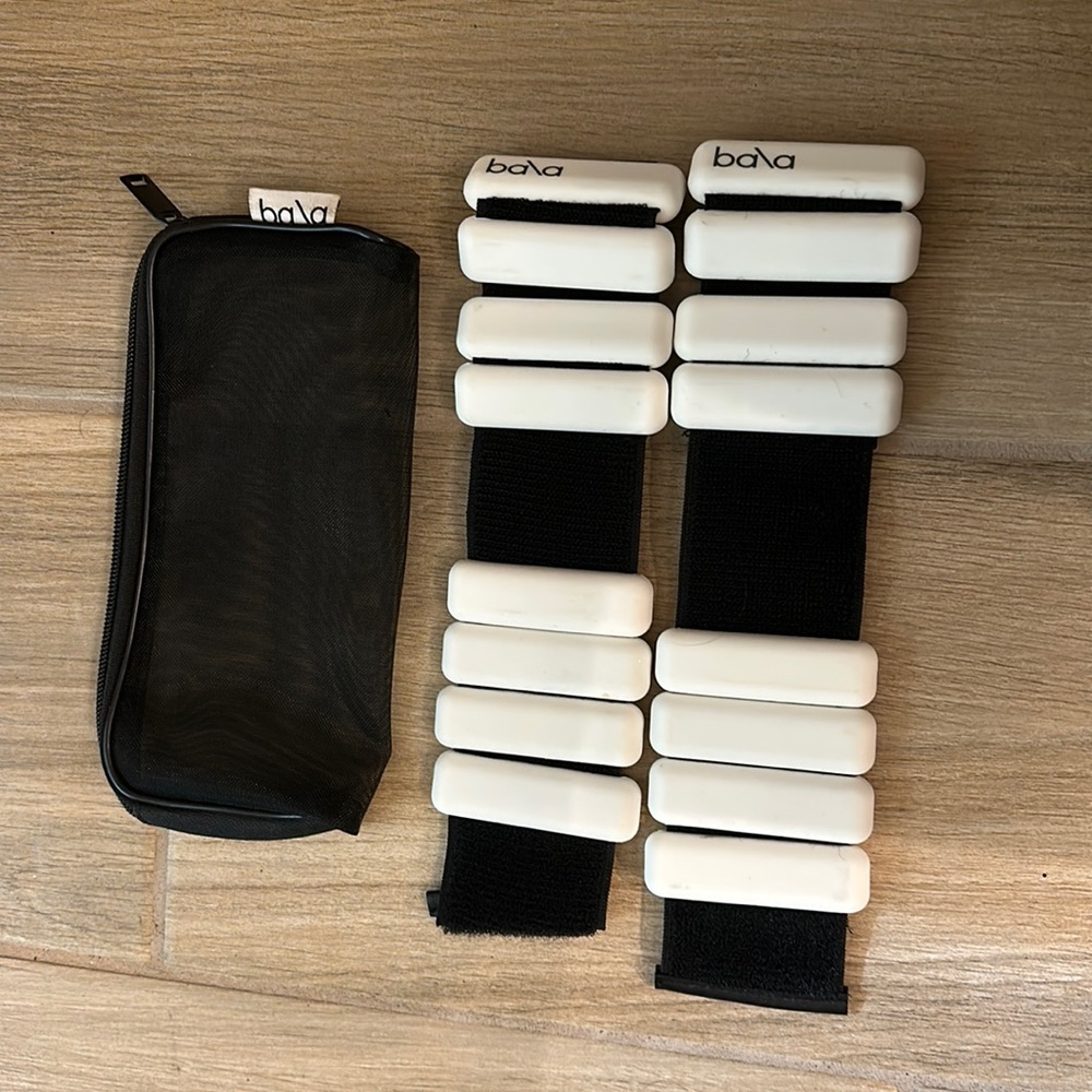 Bala 1lb Bangles in White (weighted bangles for wrists and ankles)